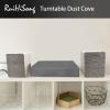Turntable Dust Cover,Record Player Turntable Cover,Suitable for Most Models of Record Player Turntables(Gray) view 4