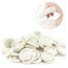 JCUIYyo 100pcs Disposable Fingertips Protector Gloves Natural Rubber Non-Slip Anti-Static Latex Fingertips Tool view 2