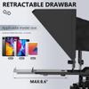GEIMRSY 14-inch Camera Teleprompter with Adjustable Glass Frame with HD Glass, Compatible with iPad 14-inch or Smaller, Aluminium Construction view 4