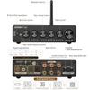 AIYIMA B07 Bluetooth Amplifier 2.1 Channel HiFi Stereo amp,300Wx2+300W TPA3255 Chips Subwoofer Amp with Bass Treble Controls,Dual Power Interface Design for Home Desktop Bookshelf Speakers view 2