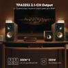 AIYIMA B07 Bluetooth Amplifier 2.1 Channel HiFi Stereo amp,300Wx2+300W TPA3255 Chips Subwoofer Amp with Bass Treble Controls,Dual Power Interface Design for Home Desktop Bookshelf Speakers view 4