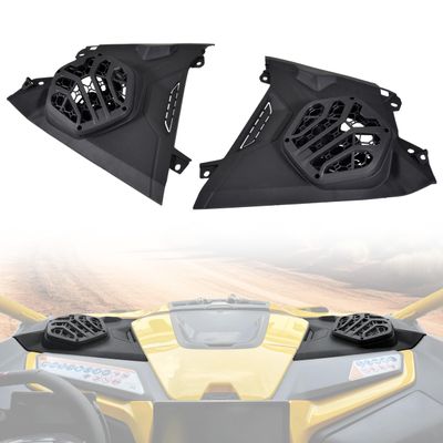 SLORIMOD 6.5" Front Dash Speaker Pods Panels for Can Am Maverick R 2024+, Dashboard Speaker Enclosure Panels for Can Am Maverick R 2024+ Stereo System Enclosure LH RH Dash Panels Accessories