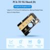 PCIe to M.2 Adapter Board Compatible with Raspberry Pi 5, PCIe to M.2 M Key Board Support 2280/2260 / 2242/2230 M.2 NVMe Solid State Drives, 8Gbps Data Rate, High-Speed Reading/Writing view 3