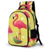 VTCTOASY Laptop Backpack for Men Women Lightweight Backpack Pink Flamingo And Watermelon Daypack Rucksack with Compartment Laptop Bag view 1