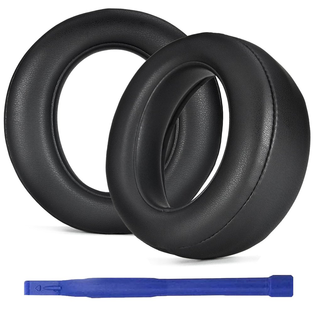 Adhiper Replacement Ear Pads for Sony PlayStation Pulse Elite Wireless Headset, Earpad Cushions for PS5 Pulse Elite with High Density Memory Foam & Softer Protein Leather