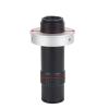 LIUZHENZHEN 130X Adjustable Magnification C Mount Zoom Lens for HDMI VGA USB Industrial Video Microscope Camera for Phone PCB Repair Solder(130X 50mm) view 1