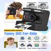 Eveedo Instant Print Camera for Kids,Dual Len Kids Cameras with 2.4 Inch Screen, Christmas Birthday Gifts for Girls Age 3-12, Portable Toddler Toy for 3 4 5 6 7 8 9 10 Year Old Girls Boys (Black) view 2