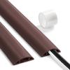 Floor Cable Cover 3ft Brown, LZEOY Cord Covers for Wires on Floor & Wall Cable Cover 392.5in view 2
