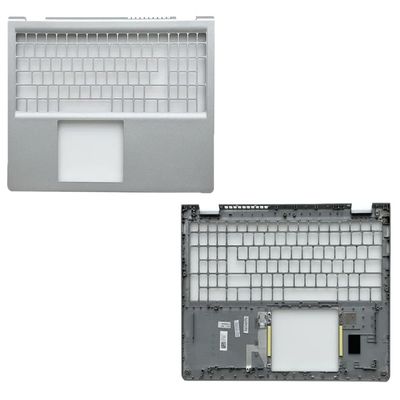 Nalitang New for Inspiron 15 3510 3511 3515 3520 3521 LCD Back Cover 00DDM9D/00WPN8/ Front Bezel 09WC73/ Hinges/Palrmest (Silver N0 Type)