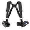 Bebaimis Camera Harness for 2 Cameras, Dual Shoulder Leather Camera Strap,Double Camera Harness for for Photographers,Camera Straps for DSLR/SLR Quick Release,Padded Straps,Black view 1