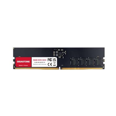 DDR5 RAM GIGASTONE 16GB DDR5 4800MHz PC5-38400 CL 40-40-40-77 1.1V UDIMM 288 Pin Unbuffered Non ECC High Performance PC Desktop Memory Upgrade
