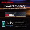 DDR5 RAM GIGASTONE 16GB DDR5 4800MHz PC5-38400 CL 40-40-40-77 1.1V UDIMM 288 Pin Unbuffered Non ECC High Performance PC Desktop Memory Upgrade view 4