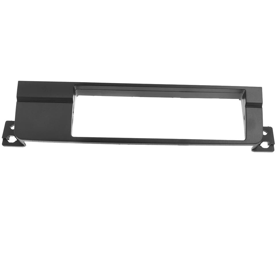 Sound-way - Single DIN Car Radio Frame Installatio 1 Din Fascia DVD Stereo Panel Dash Mount Frame Radio Trim Kit Surround Bezel/Fit For BMW 3 Series (E46) 1998-2005 Car Front Side Air Outlet Vent Fra
