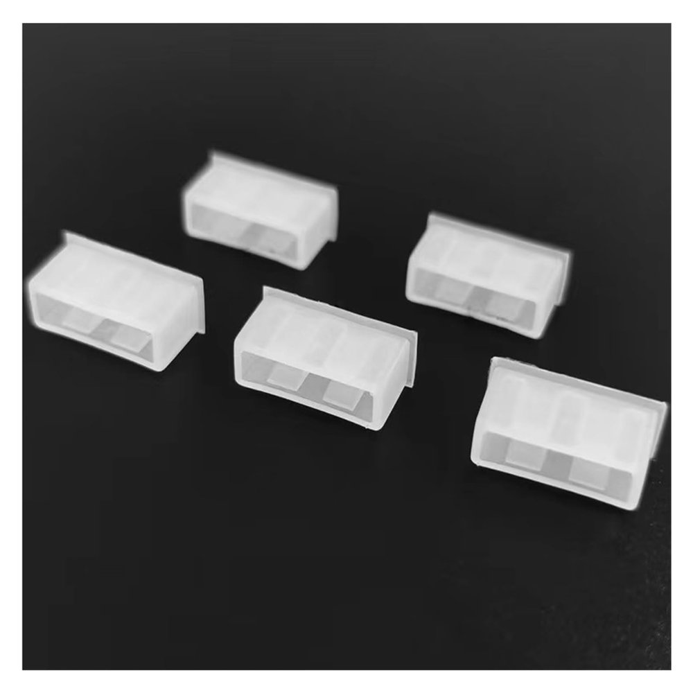LSSSWM 500pcs Dust Cap for USB3.0 to Micro-B Mobile Hard Disk Dust Cover Micro B Data Cable Waterproof Plug(WHITE)