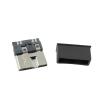 LSSSWM 500pcs Dust Cap for USB3.0 to Micro-B Mobile Hard Disk Dust Cover Micro B Data Cable Waterproof Plug(Black) view 1