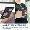 kwmobile eReader Case Compatible with Kobo Libra 2 Case - PU Leather Reading Device Protective Cover - Grey view 3