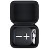 BOVKE Hard Travel Case for Ultimate Ears WONDERBOOM 4/3 /2 Portable Waterproof Bluetooth Speaker, UE WONDERBOOM 4 Dustproof Floating Speaker Holder, Extra Space for Charging Cables, Black view 1
