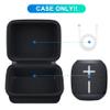 BOVKE Hard Travel Case for Ultimate Ears WONDERBOOM 4/3 /2 Portable Waterproof Bluetooth Speaker, UE WONDERBOOM 4 Dustproof Floating Speaker Holder, Extra Space for Charging Cables, Black view 2