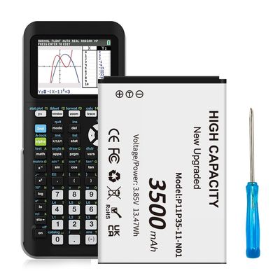 TI-84 Plus CE Battery, [3500mAh] High Capacity Replacement Battery Fits Texas Instruments TI 84 Plus CE, TI Nspire CX/CX II, P/N:P11P35-11-N01/3.7L, TI Nspire CX CAS/CX II CAS