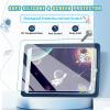 ACEMO for iPad Air 11 inch Case M2 2024 iPad Air 5th/4th Generation Case 10.9 inch with Screen Protector, Kickstand, Shoulder Strap Cute Rocket Stand Silicone Cover for iPad Air 2024 2022 2020, Blue view 3