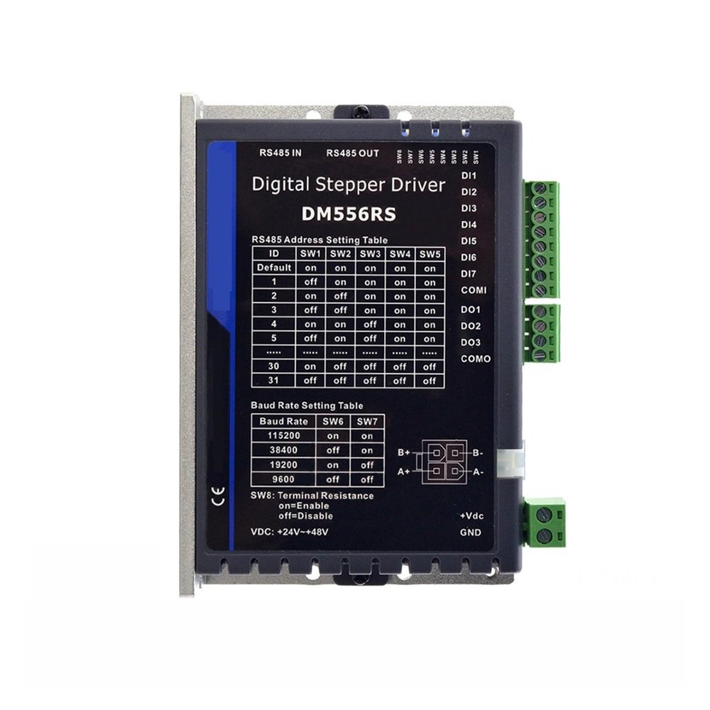 Huayong Motor Driver RS485 Digital Stepper Driver 1.0-5.6A 24-48VDC for Nema 17/23/24 Stepper Motor