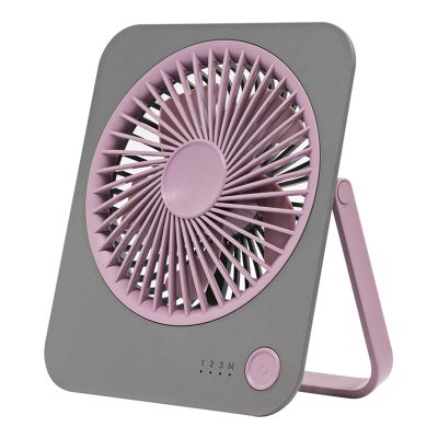BLULILY USB Desk Fan Powerful Fan Quiet Cooling Fan Office Fan Bedroom Table Fan ABS Texture Suitable for Office Home Bedroom