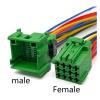 12 Pin Car CD Player Socket Wire Harness Automotive Electronic Connector With Cable 1-967622-1 1-967627-1(12Pin Female,1 Pc) view 4