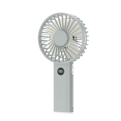 BLULILY USB Fan Digital Fan Handheld Fan Small Camping Fan Quiet Fan Air Cooling Fan Office Fan Suitable for Outdoor Use