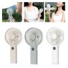 BLULILY USB Fan Digital Fan Handheld Fan Small Camping Fan Quiet Fan Air Cooling Fan Office Fan Suitable for Outdoor Use view 2