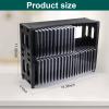 Alavisxf Stackable CD Storage Rack - 2 Pack ABS Organizer Holds 40 Slim CD Cases, Ideal for Home, Office, Music Room view 2