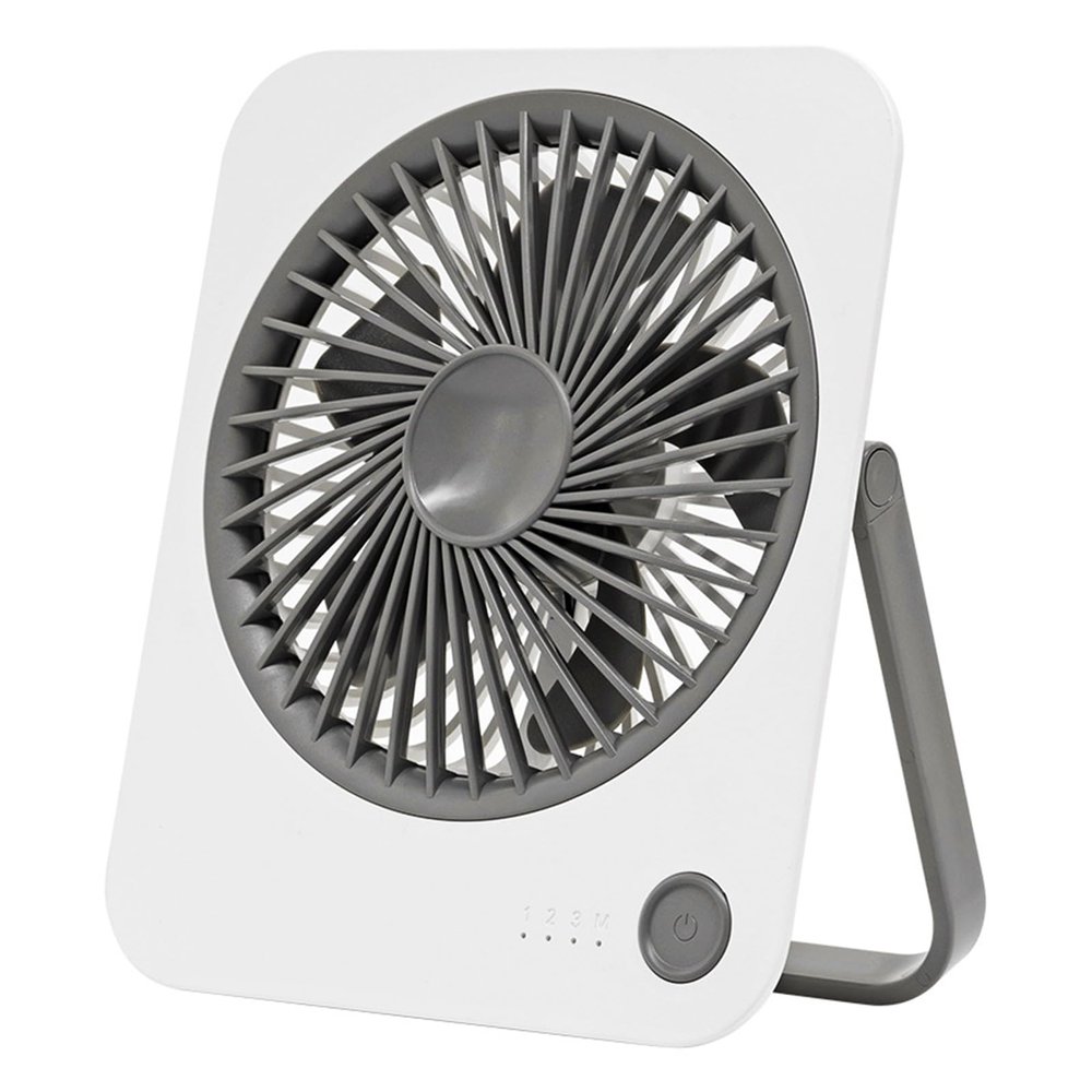 BLULILY USB Desk Fan Powerful Fan Quiet Cooling Fan Office Fan Bedroom Table Fan ABS Texture Suitable for Office Home Bedroom
