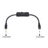 HOUNIIXIE DC5525/5521 Male to Female Adapter Cord Power On Off Switches Cable for Attendance Machine LED CCTV Security view 3