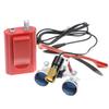 2.5420mm Loupe Optical Glasses Magnifier Glasses with 5W LED Headlight Lamp + Aluminum Box (Red) view 2
