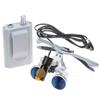 2.5420mm Loupe Optical Glasses Magnifier Glasses with 5W LED Headlight Lamp + Aluminum Box (Silver) view 3