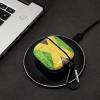 Jamaican Flag Compatible with Airpods 3 Case Cover,Case for AirPods 3rd Generation Case with Keychain Hard Shell Shockproof view 4