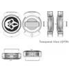 Loss Prevention Device Wear Shoelaces for Airtag PC Waterproof Case GPS Tracker for Children Shoes Shoestring Single Beam Patch (Transparent Ghost (Q95B)) view 3