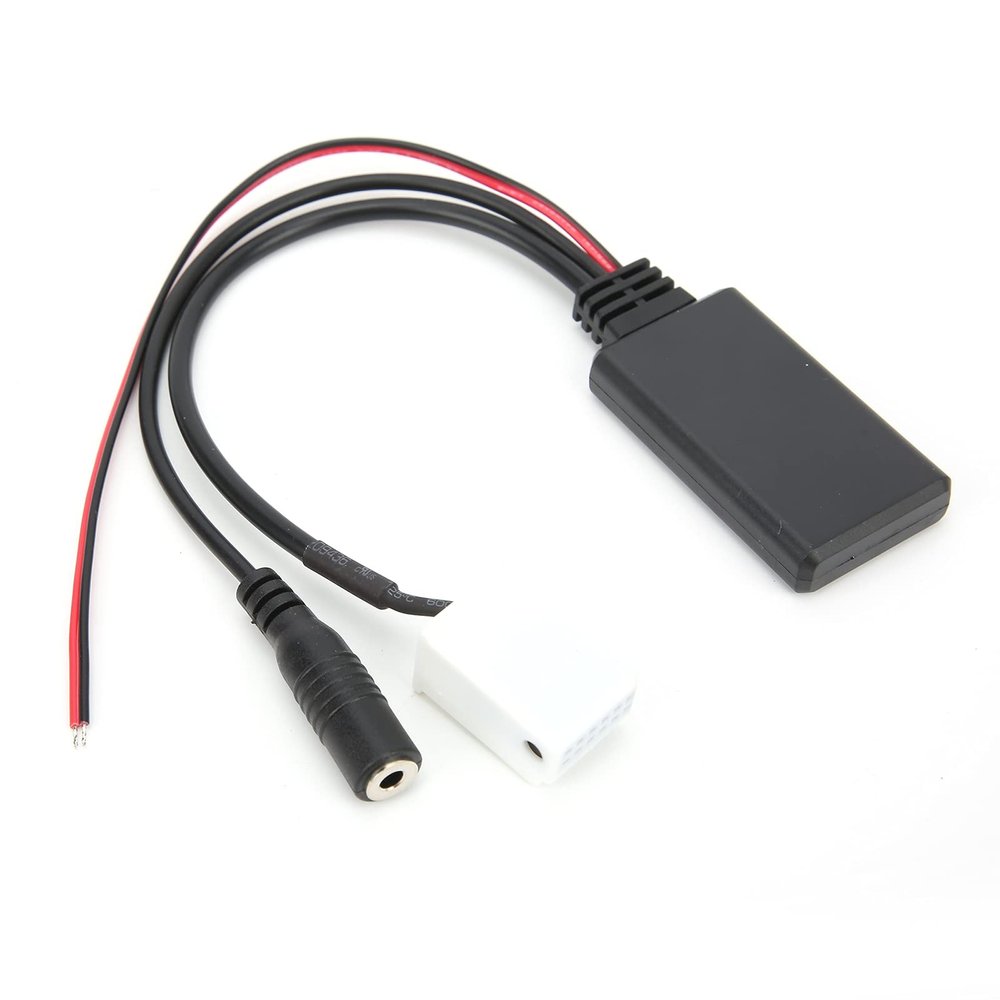 Acouto Bluetooth AUX Cable AUX in Adapter Handsfree Car Audio Adapter with Microphone Replacement for Berlingo Jumpy C2 C5