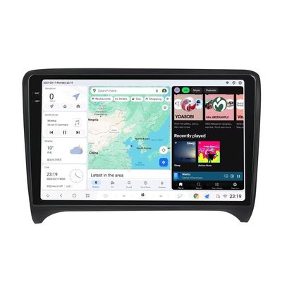 DUDUAUTO Android 13 Radio Stereo for Audi TT MK2 8J 2008-2014, Biorunn DUDU7 9.5 Inch 2K Dual Band GPS Wireless Car-Play Android Auto Navi Head Unit DSP AMP,8GB RAM 128GB ROM