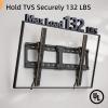 IWORKBOARD 55 65 75 85 inch Tilting TV Wall Mount for 32-90 '' TVs, Low Profile TV Mount Bracket, Safe Lock & Quick Release, Max VESA 600x400mm, 24 inch Studs,132 lbs, Fit Most 55+ 75+ 85+ 86 TVs view 2