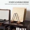Big Fudge Vinyl Acacia Wood Record Storage - LP Holder with Scratch-Resistant Base - Album Collection Display Stand - Easy-Assemble Organizer Rack for Records - Holds 30-40 LPs view 3