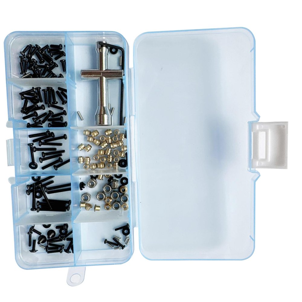 Stainless Steel RC Screws Set for FMS Power Wagon FCX24 1/24 RC Car RC Crawler Accessories