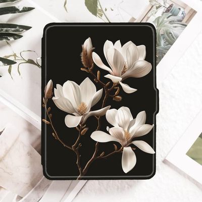 Case for Kindle Paperwhite (5Th/6Th/7Th Gen, 6 Inch - Model No.Dp75Sdi Or Ey21), Smart Cover with Auto Sleep/Wake-Magnolia in Dark