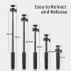 OURHZTB Retractable Tripod Extension Rod for Osmo Pocket 3 Action Camera, Handheld Grip Selfie Stick Stand Accessories with Gimbal Base Holder view 4