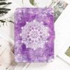 Case Cover for Kindle Voyage (2014 Released) - Case with Safe Magnetic Closure and Auto Sleep/Wake Function-Purple Mandala Pattern view 1