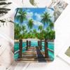 Cover for Kindle 8Th Gen 2016 Model No.Sy69Jl, Auto Sleep/Wake Case for Kindle E-Reader 6" Display 2016 E-Reader Protective Cover-Natural Hawaiian Beach view 1