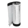 MECCANIXITY 1.5mm Heat Shroud Aluminized Sleeving 2 1/5" ID x 3.2FT Aluminum Metallic Fiberglass Heat Shroud for Fuel Lines Cables Electrical Wiring view 1
