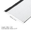MECCANIXITY 1.5mm Heat Shroud Aluminized Sleeving 2 1/5" ID x 3.2FT Aluminum Metallic Fiberglass Heat Shroud for Fuel Lines Cables Electrical Wiring view 2