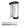 MECCANIXITY 1.5mm Heat Shroud Aluminized Sleeving 2 1/5" ID x 3.2FT Aluminum Metallic Fiberglass Heat Shroud for Fuel Lines Cables Electrical Wiring view 3
