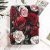 Case for Kindle Oasis Waterproof Cover with Auto Sleep Wake Only Fits 7 Inch Kindle Oasis(10Th 2019 Release & 9Th 2017 Release)-Retro Red Roses view 1