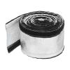 MECCANIXITY 1.5mm Heat Shroud Aluminized Sleeving 9/16" ID x 10FT Aluminum Metallic Fiberglass Heat Shroud for Fuel Lines Cables Electrical Wiring view 1